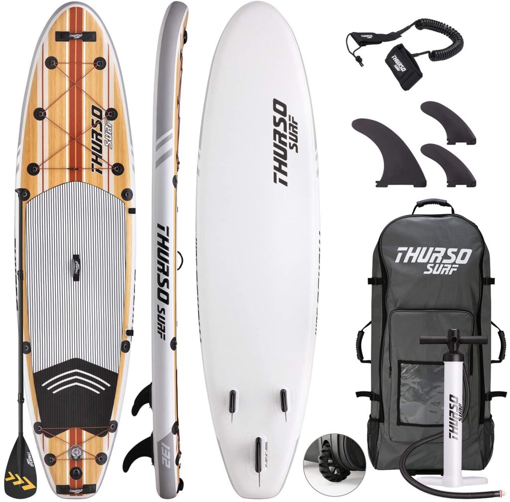 Allround inflatable Stand Up Paddle Board Thurso Surf ideal for River Cruises with the SUP