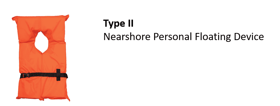 Example of a Type II or Level 100 PFD which is a feasible PFD for Paddleboarding