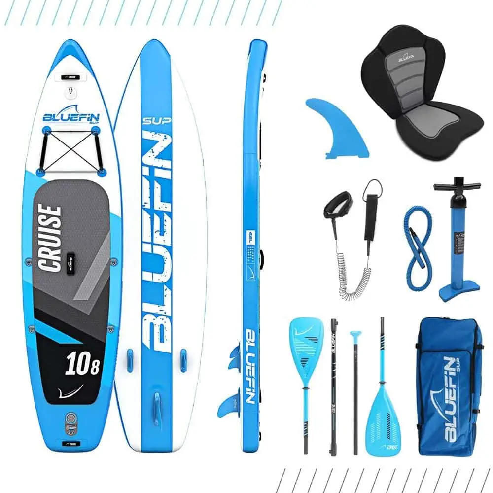 Inflatable Stand Up Paddle Board Bluefin Cruise 10'8'', Bestes Inflatable Stand Up Paddle Board Set, Stand Up Paddle Buying Guide für grossartige, aufblasbare SUP Boards