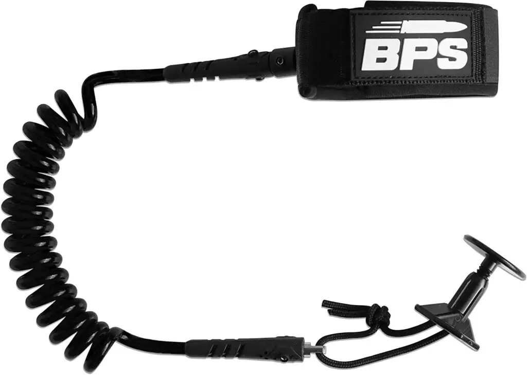 Coiled Wrist Leash für Bodyboarding von BPS, eine der besten Spiralleinen für Bodyboard von BPS