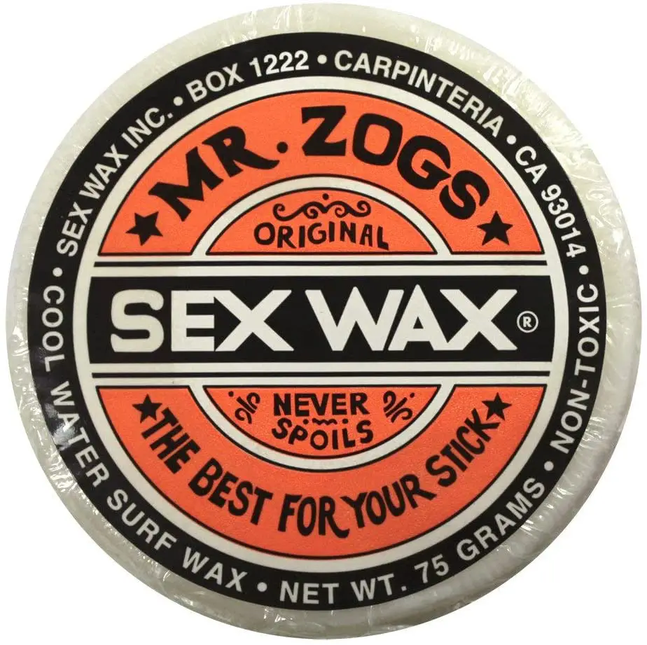 Oranger Sex Wax für Bodyboarding von Mr. Zog, Bodyboard Wachs für kühles Wasser
