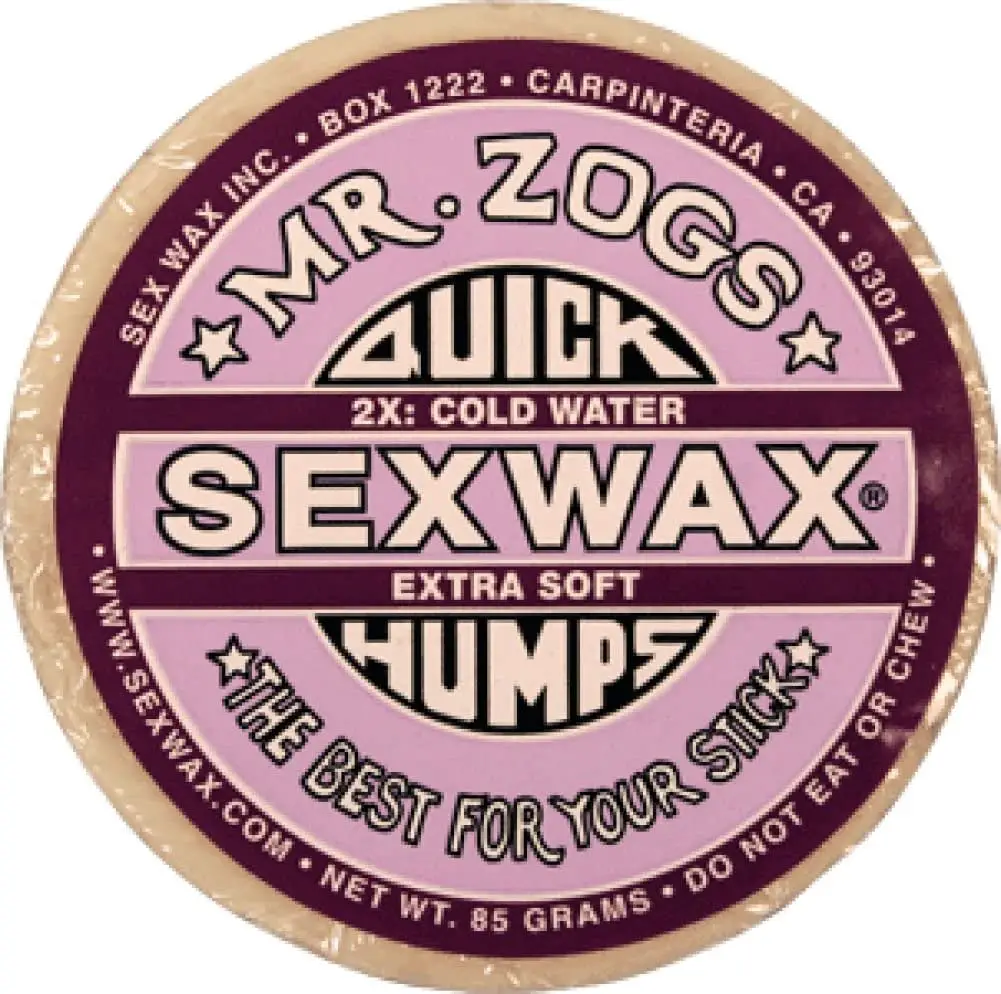 Violetter Sex Wax für Bodyboarding von Mr. Zog, Bodyboard Wachs für extrem kaltes Wasser