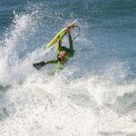 guy doing spin with his bodyboard