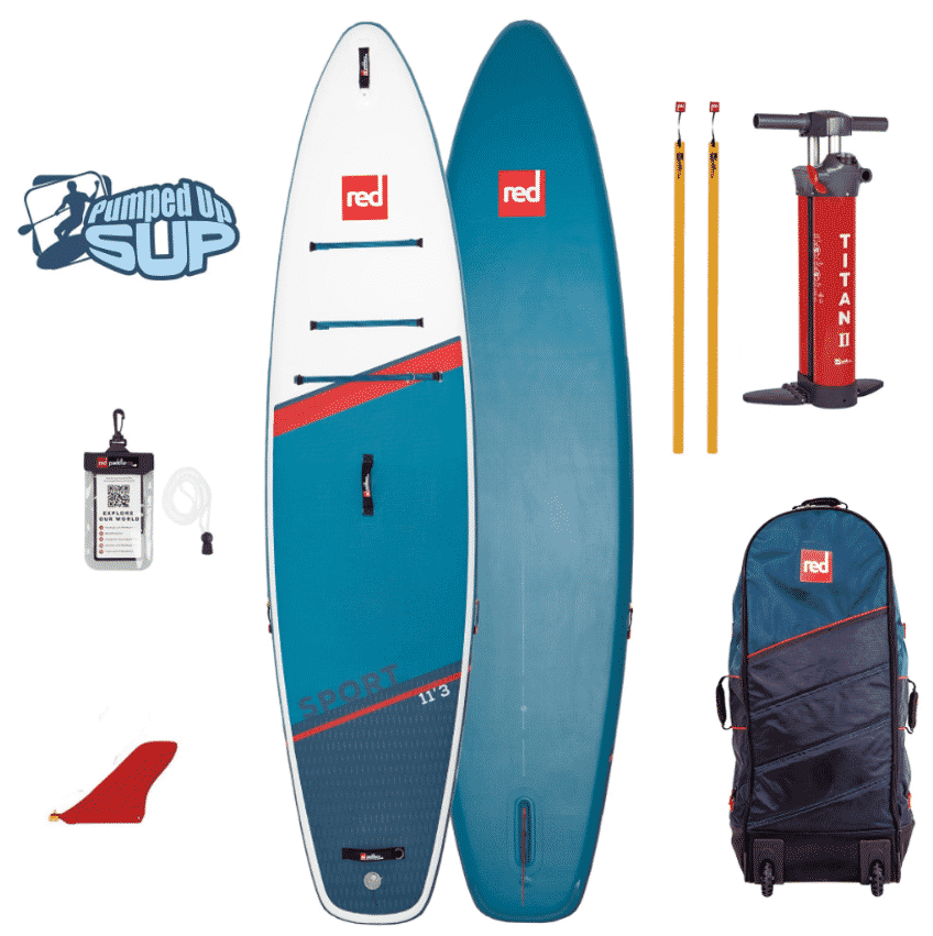 Touring SUP Board von RedPaddle, RedPaddle 11'3'' Sport Stand Up Paddle Board welches ein super Touring Paddleboard ist