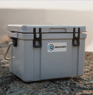 A cool SUP accessory is a SUP cooler box which is dedicated for the usage on a Stand Up Paddle Board, this pictures shows one of the best SUP cooler boxes available from iRocker