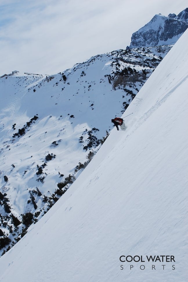 Freerider im Tiefschnee